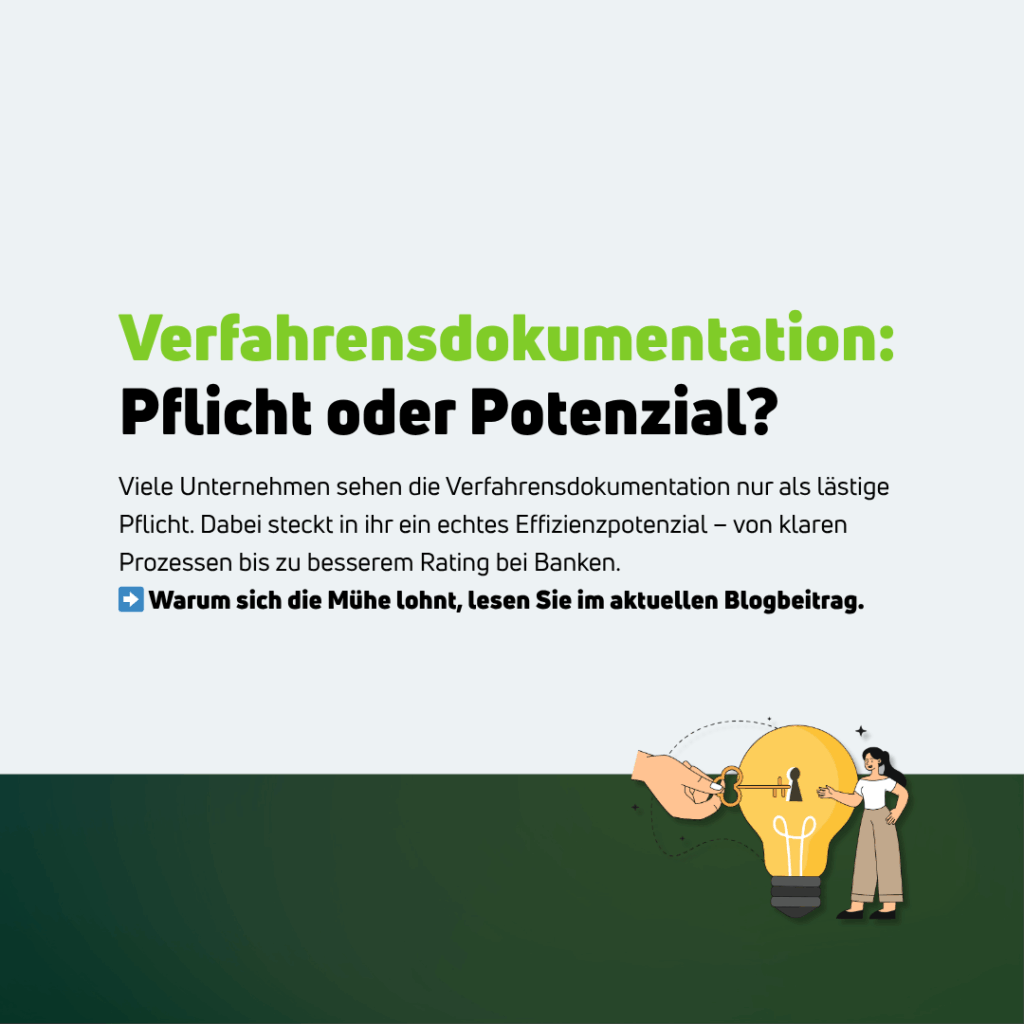 Welche Vorteile bietet eine Verfahrensdokumentation?